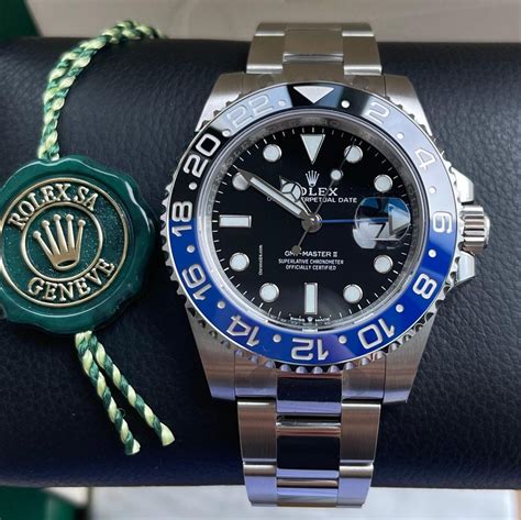 rolex gmt batman 2022|Rolex Batman 2023.